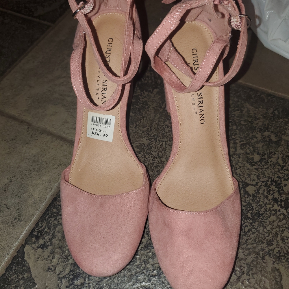 NWT Christian Siriano Blush Pink Heels 6.5